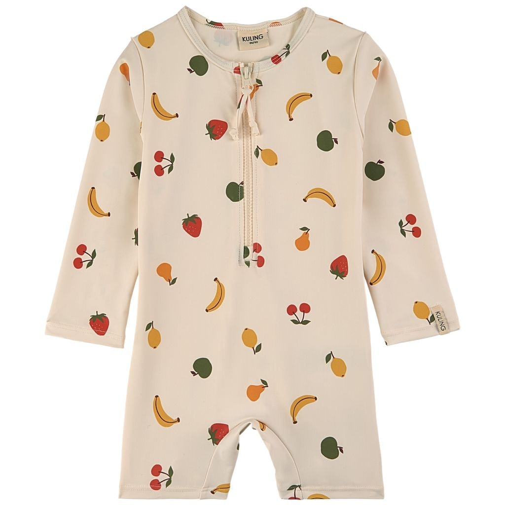 Paros Painettu Yksiosainen Rashguard-uimapuku Hedelmiöillä Fruit