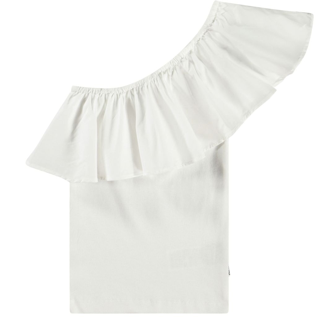 Rebecca Sleeveless Top Crisp White