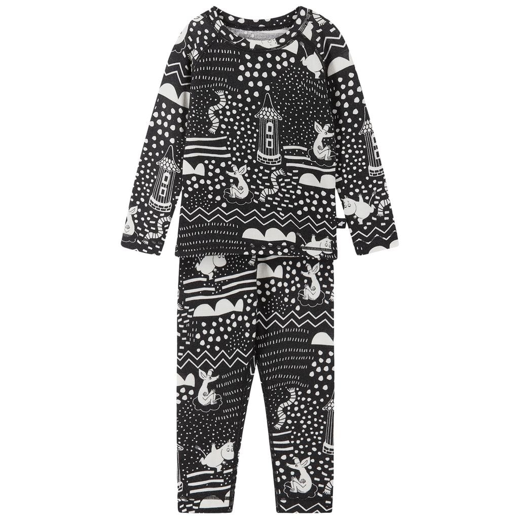 Moomin Trivsam Baselayer Set Black