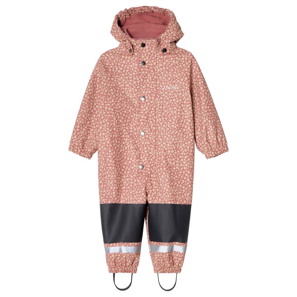 Douglas Lined Rain Coverall Desert Pink Flower