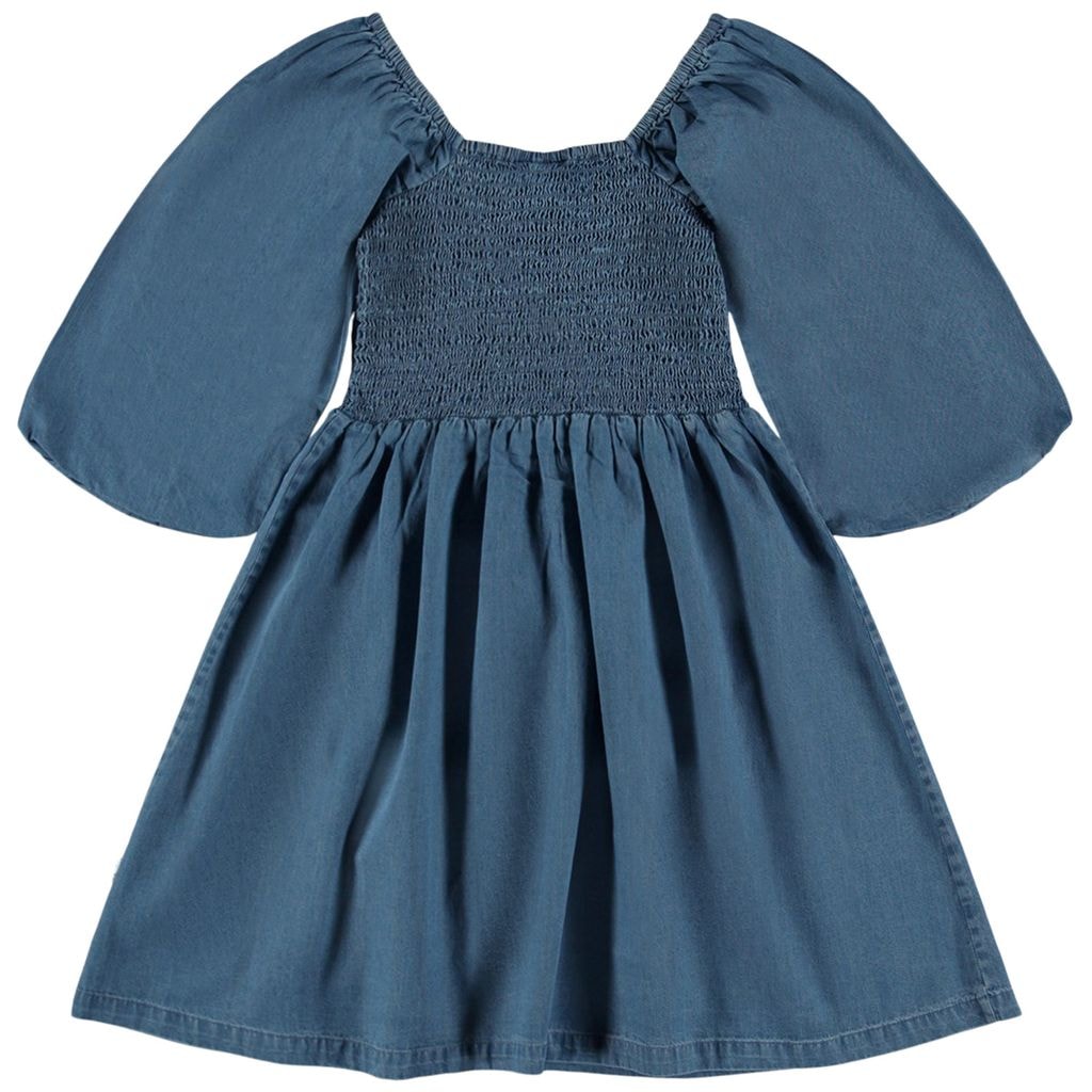 Cherisa Klänning Washed Chambrey