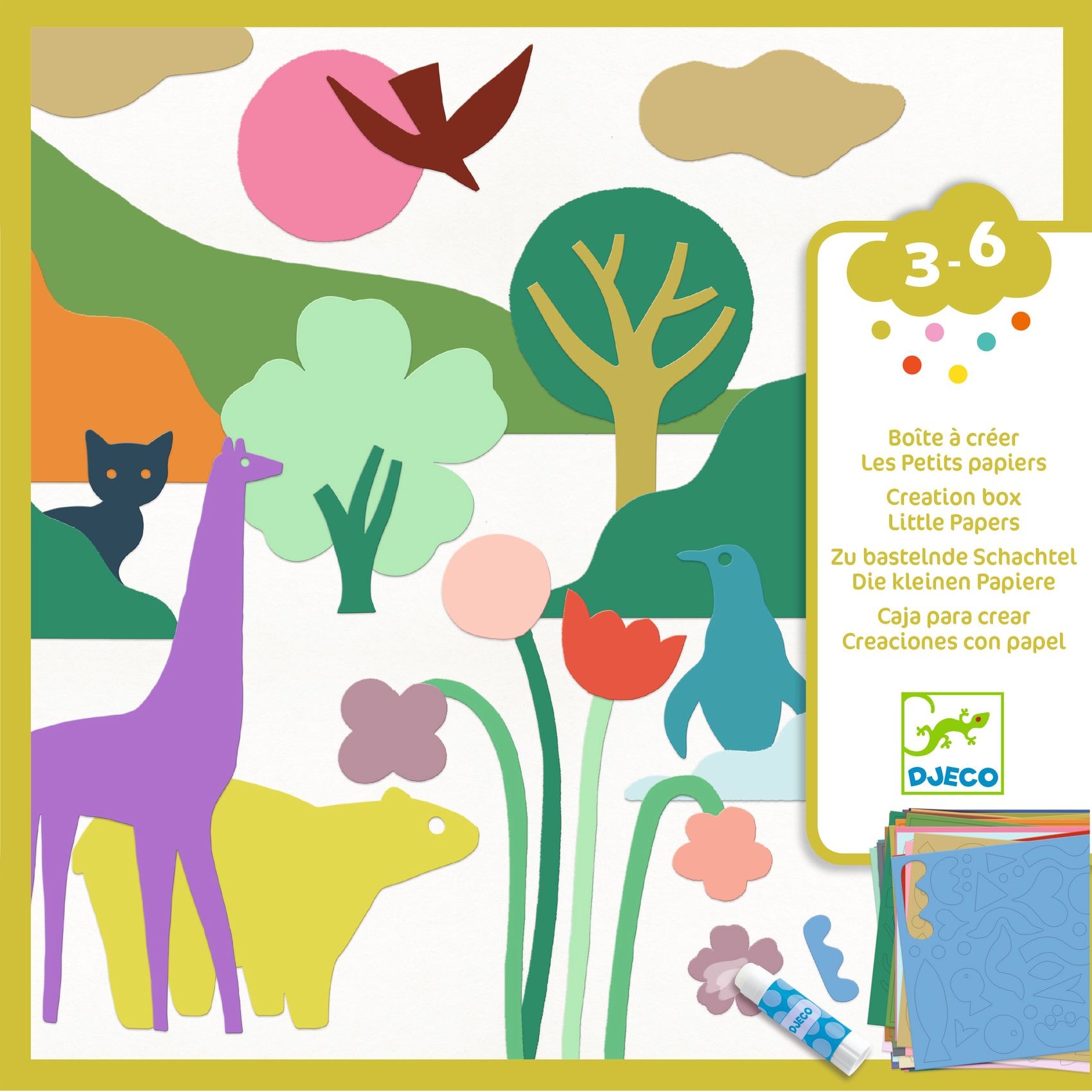 Little Papers Creative Craft Set – Colorful Shapes Multi 