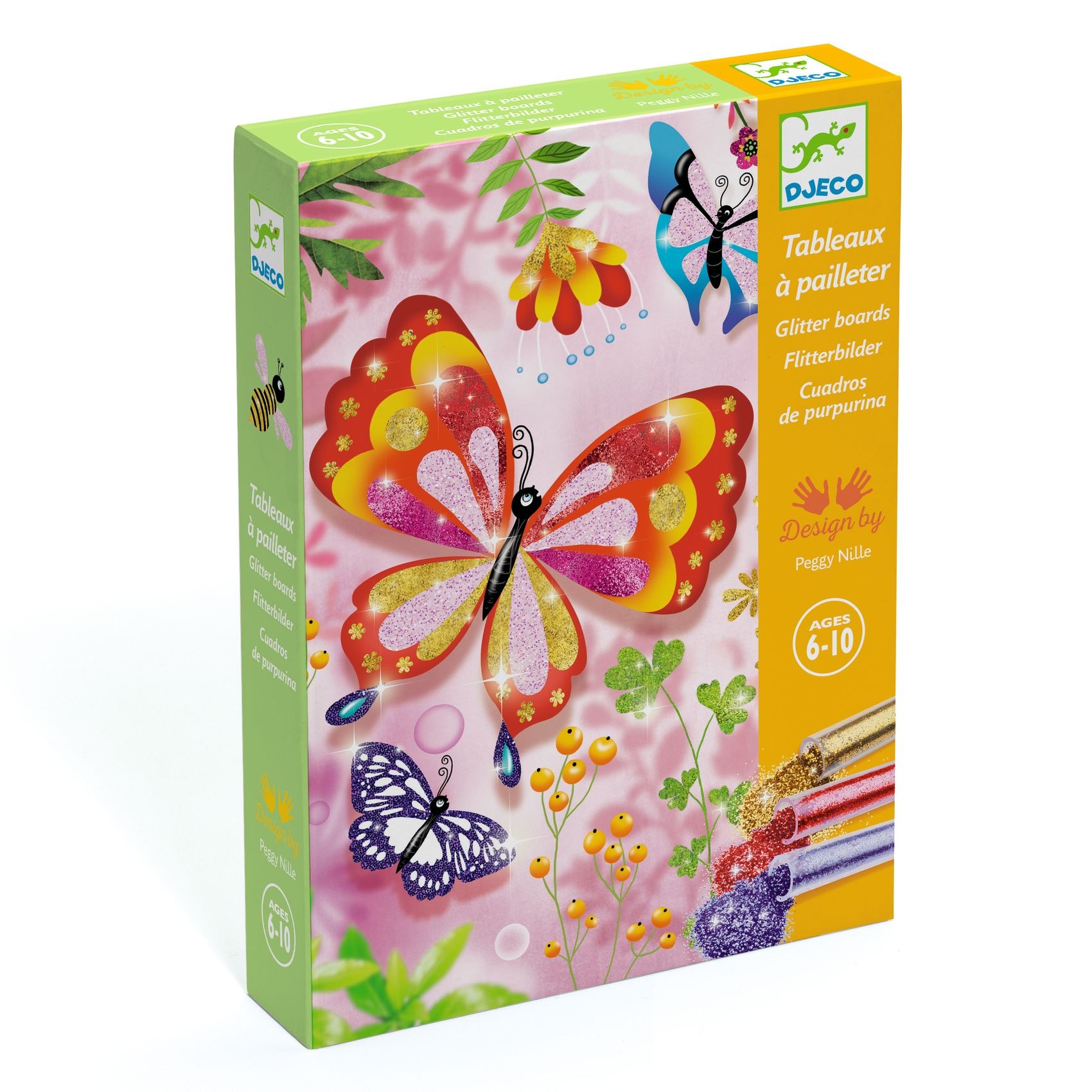 Glitterplater Butterflies