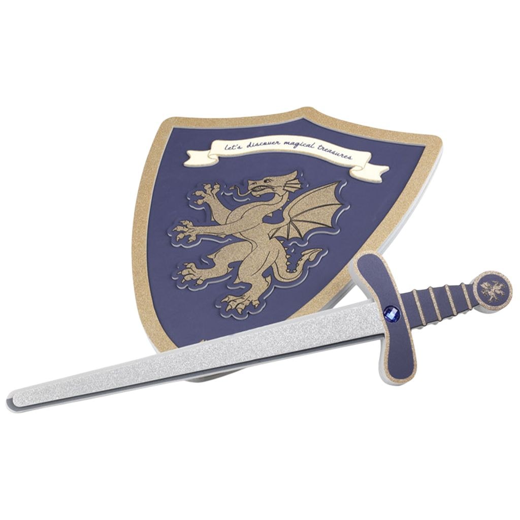 Knight Sword And Shield  MIDNIGHT NAVY