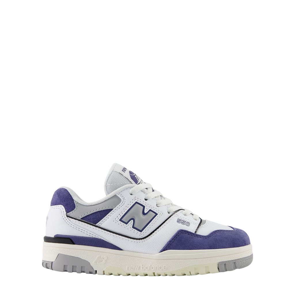 550 Kids Lace Sneakers White