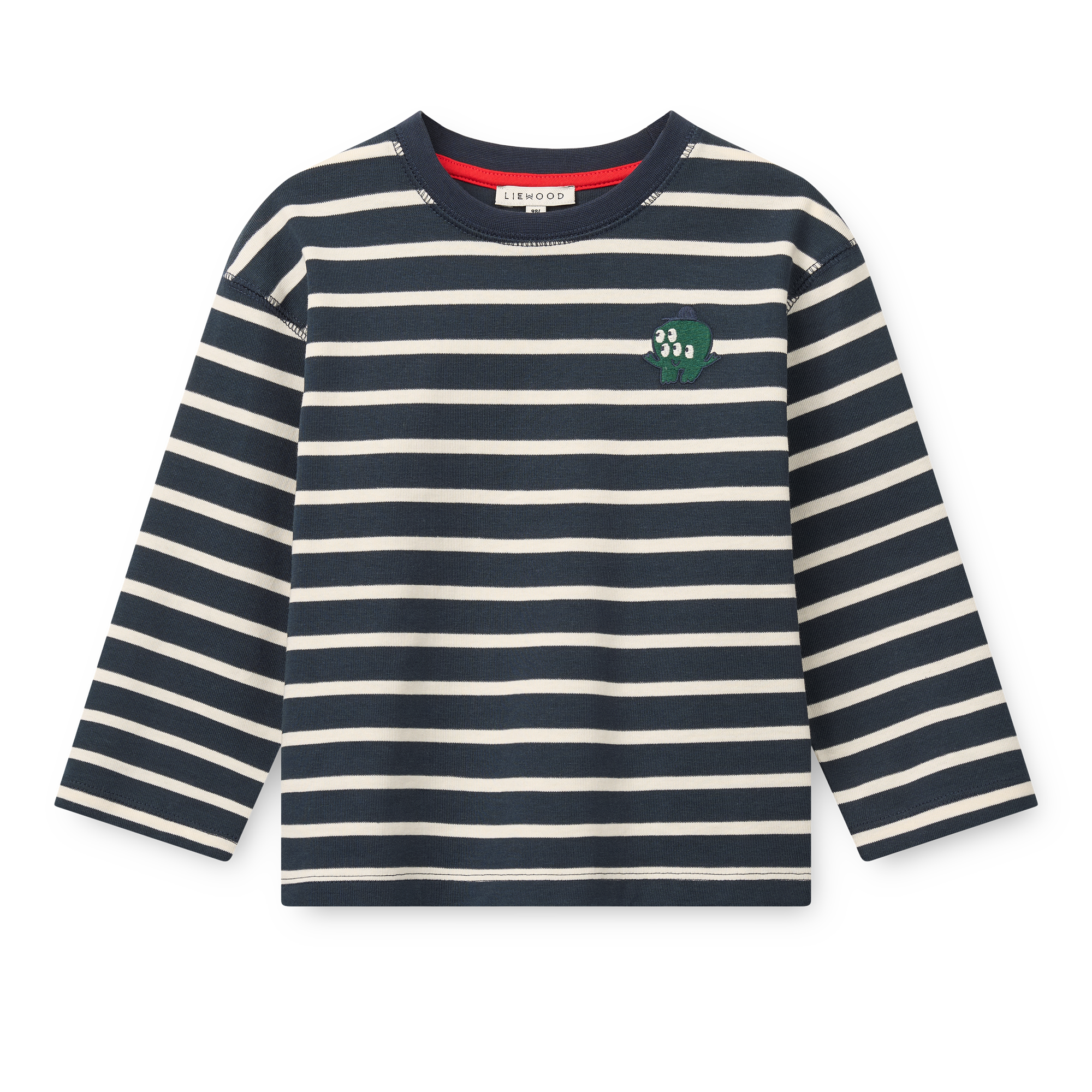 Tyler Stripe LS T-shirt Yd Stripe Classic Navy Creme De La Creme