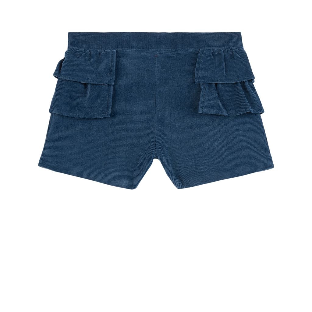 Corduroy Shorts Petrol blue
