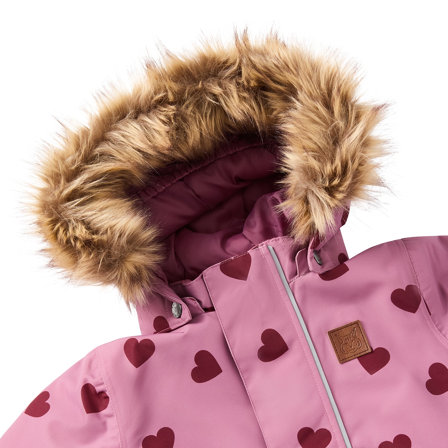 Chamonix Vinteroveralls Mauve Hearts