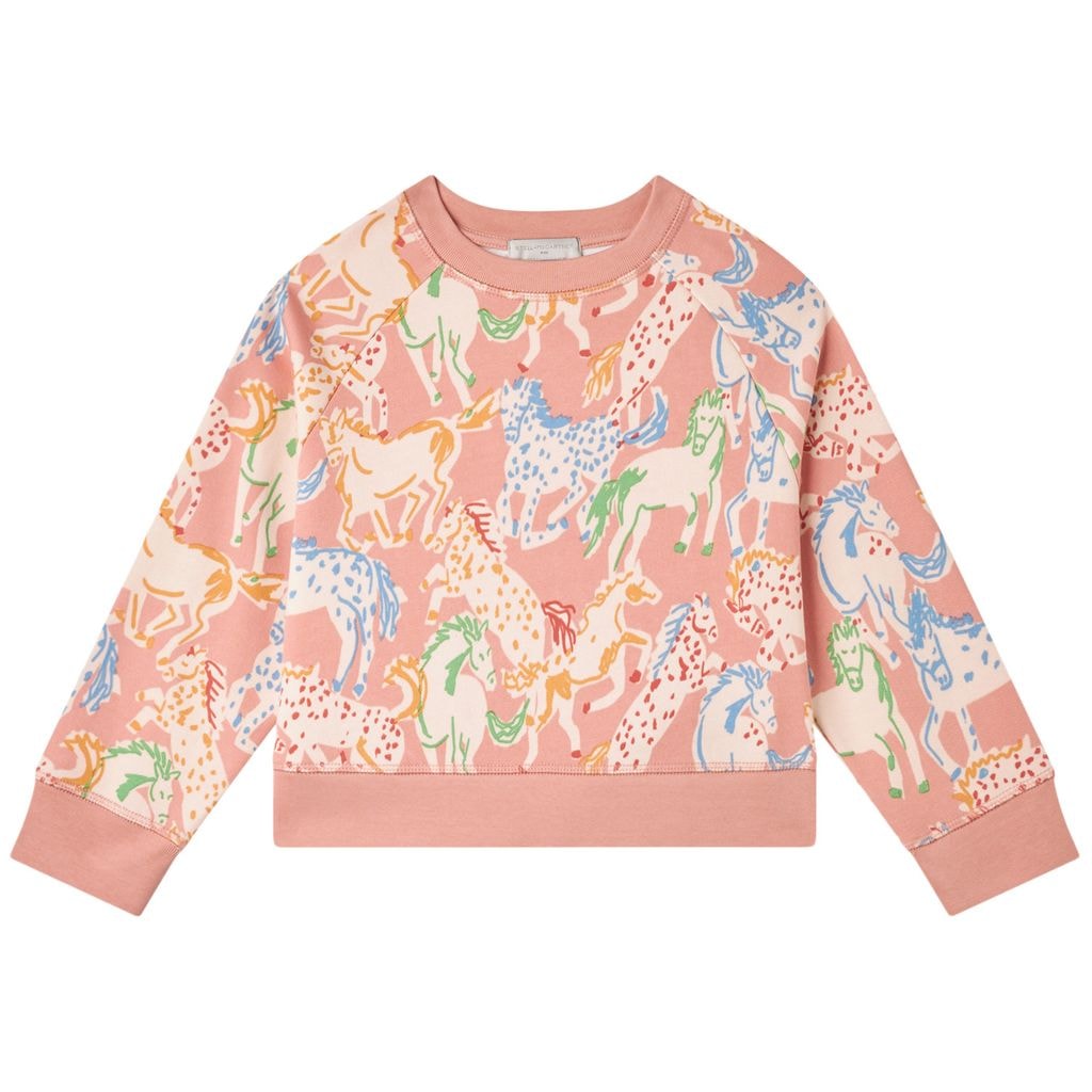 Printed Sweatshirt Pink