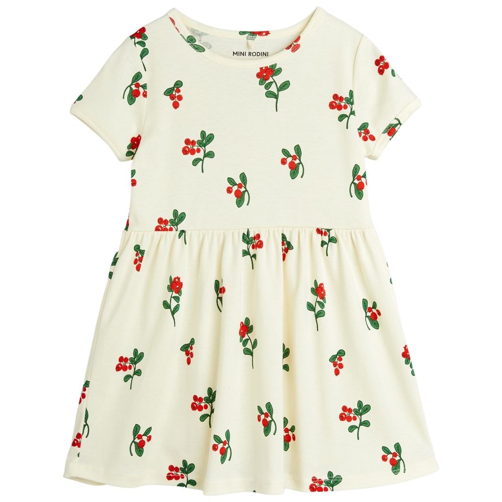 Lingonberries Aop Dress Offwhite