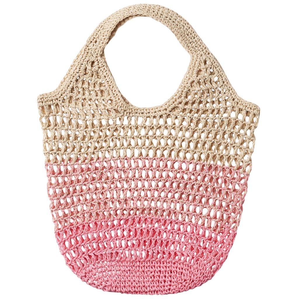 Vega Knitted Bag Pink Lemonade
