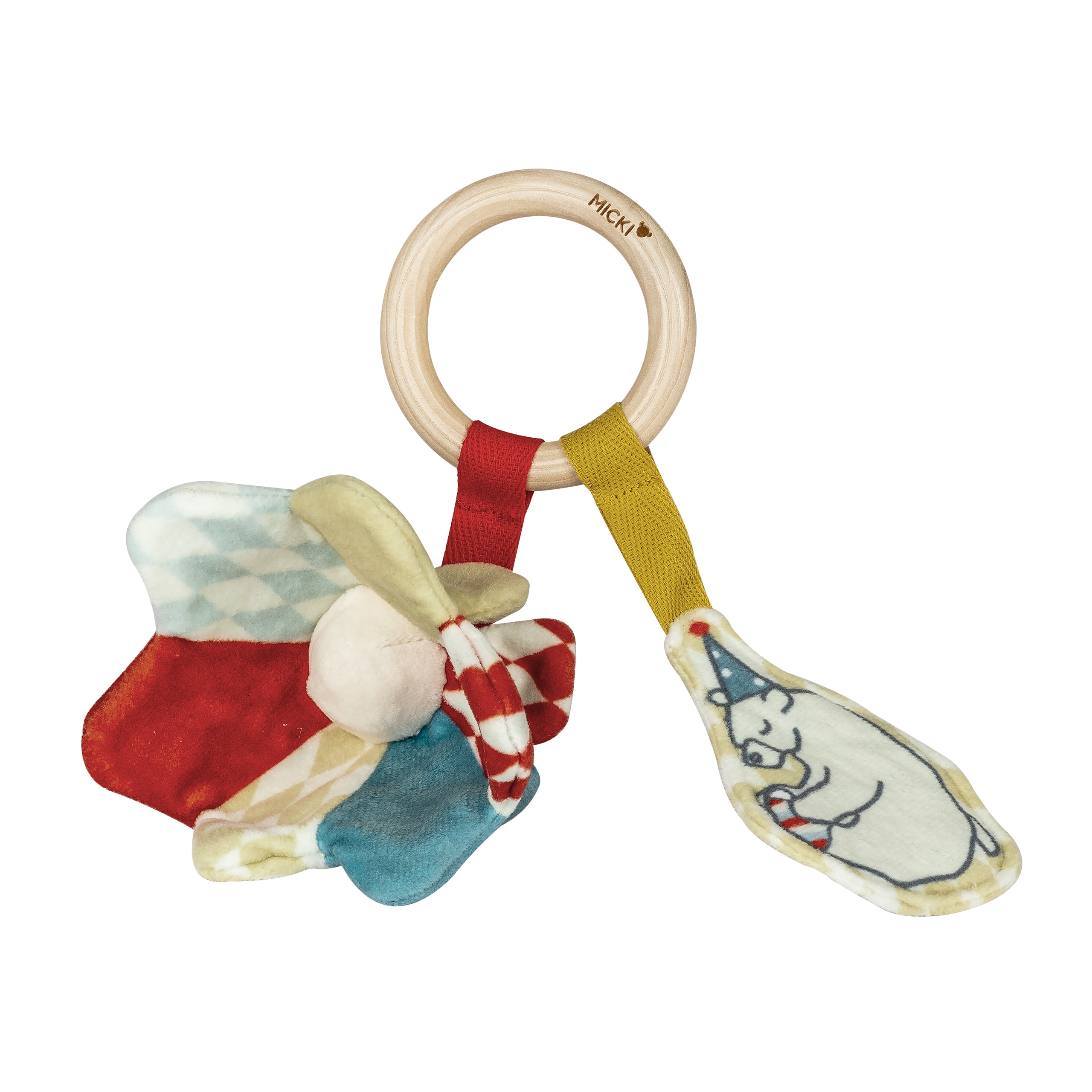 BloomBuddy Soft Rattle Multicolor