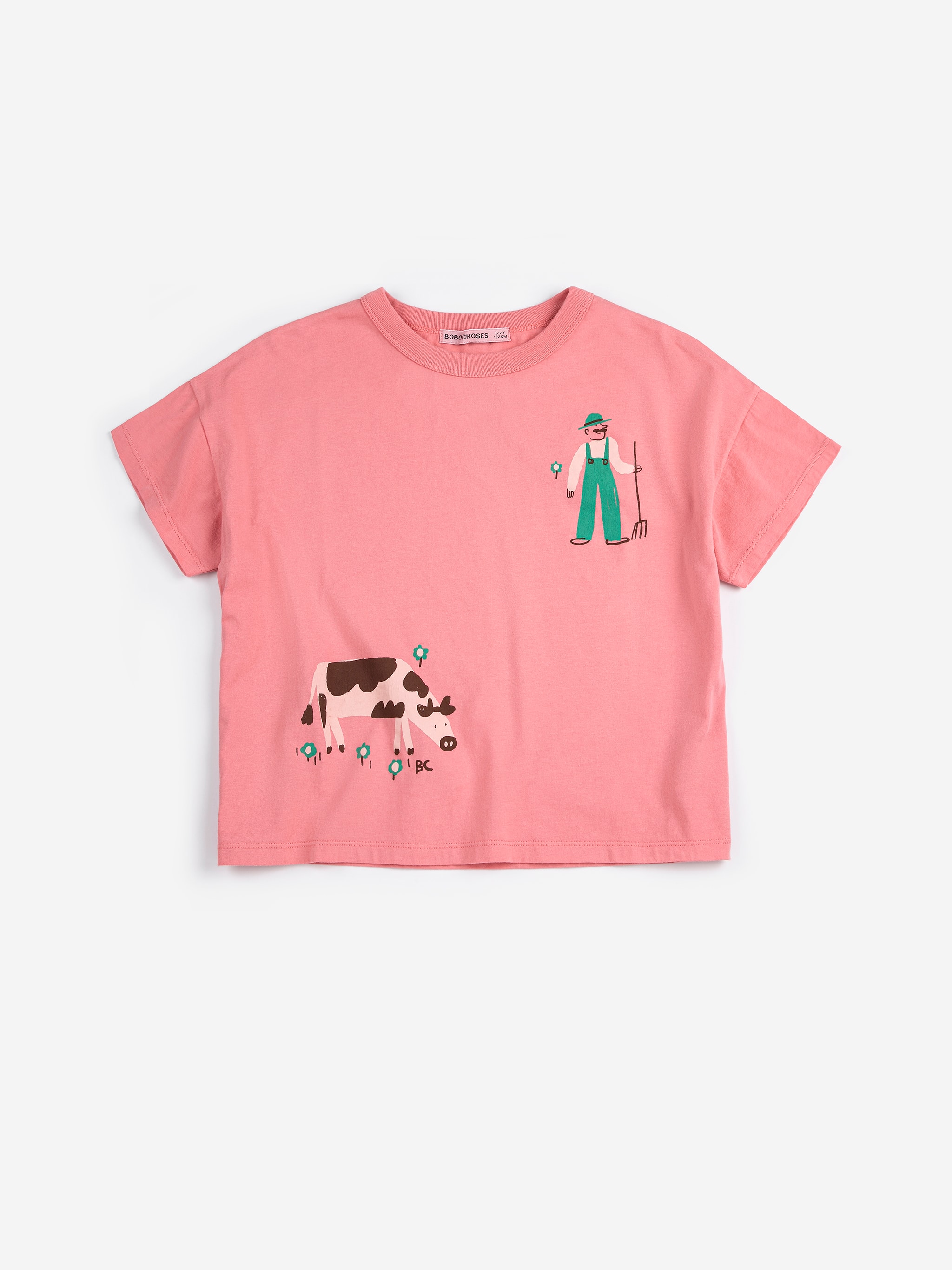 Farm Adventure T-shirt Pink 