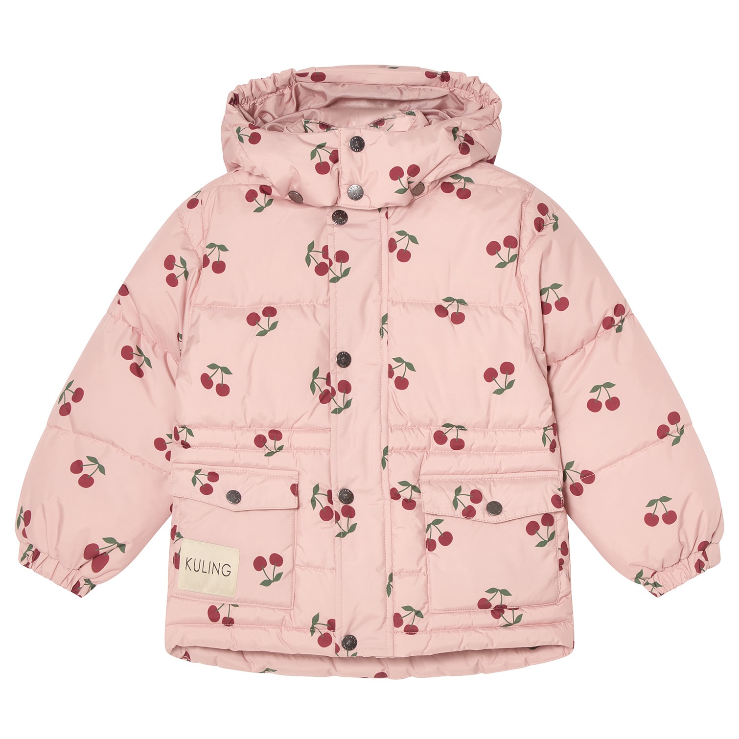 Cleveland Puffer Jacket Woody Rose Cherry