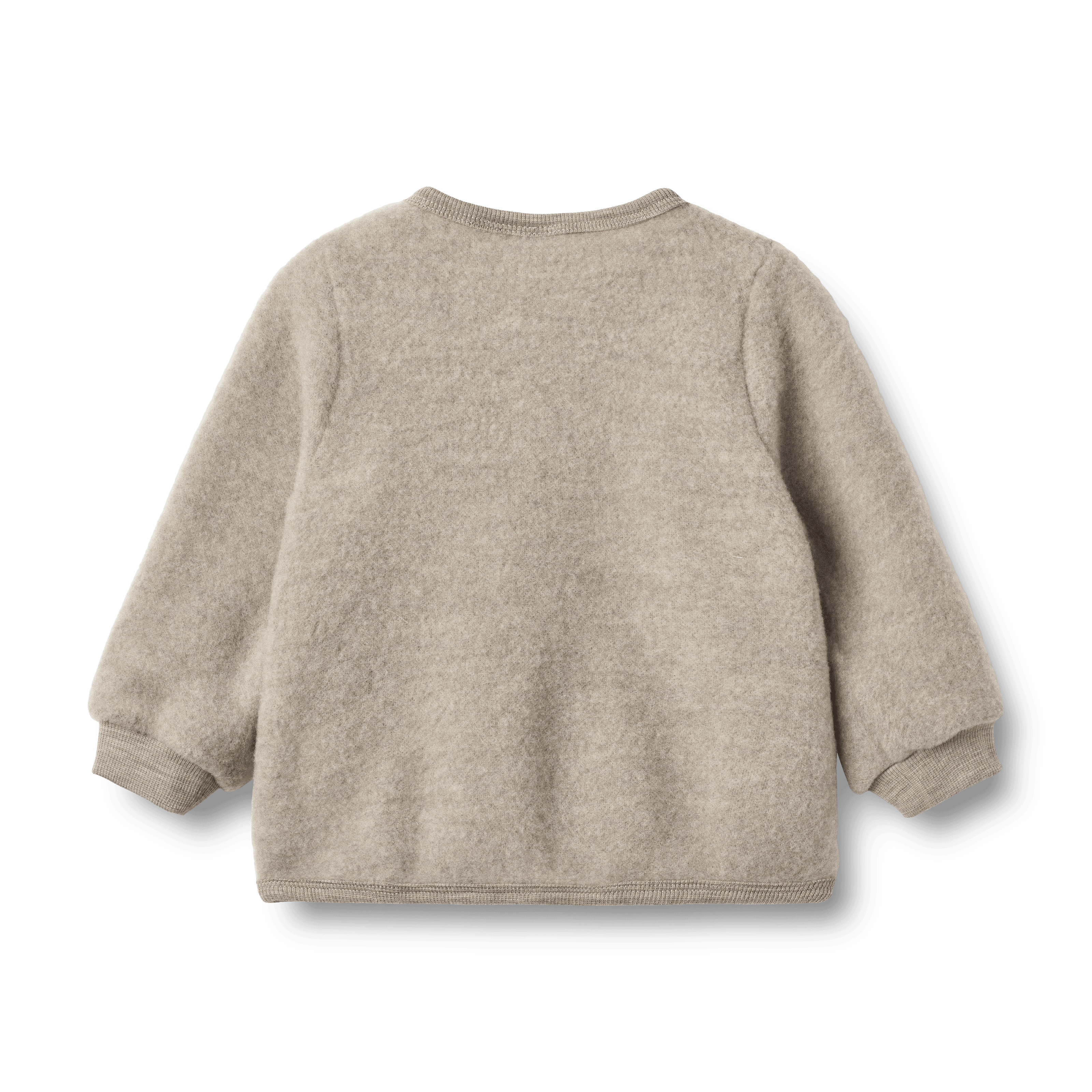 Kari Ullfleecekofta Khaki Melange