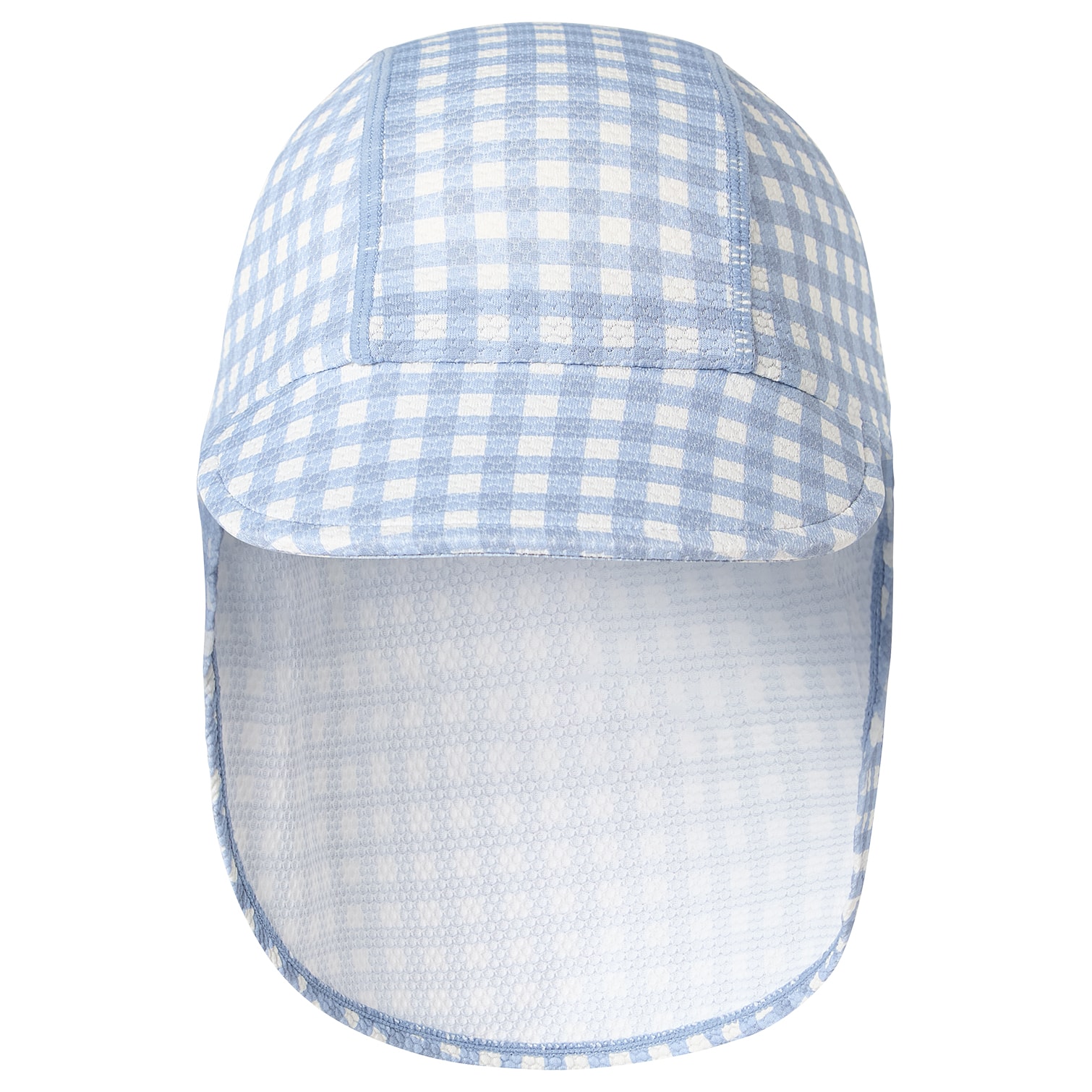 Palma UV-solhette Dove Blue Gingham
