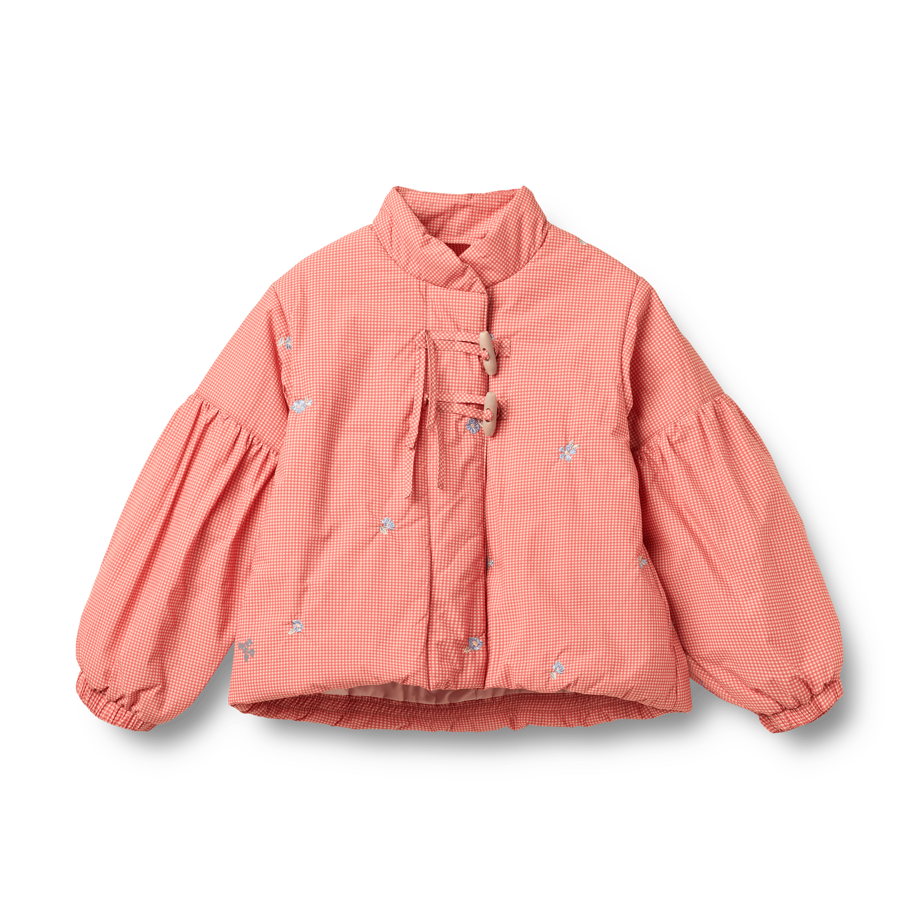 Lightweight Puffer Jacket Sola Red Check