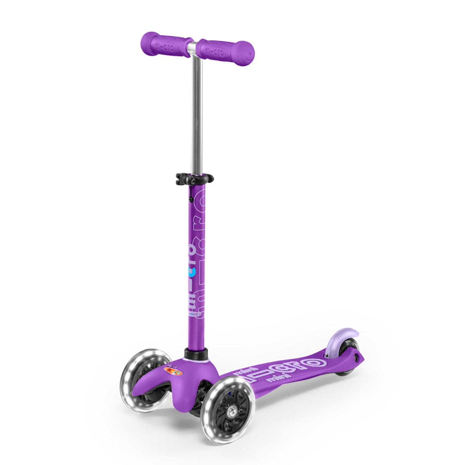 Mini Deluxe LED Scooter Purple
