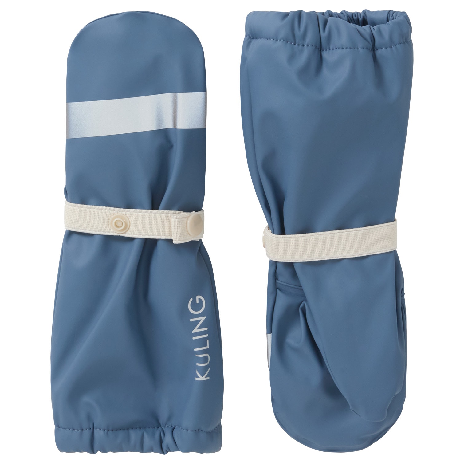 Vilnius Lined Rain Mittens Flintstone Blue