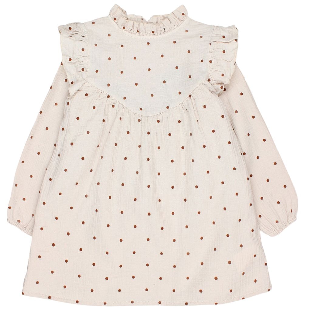 Polka Dot Dress Sand