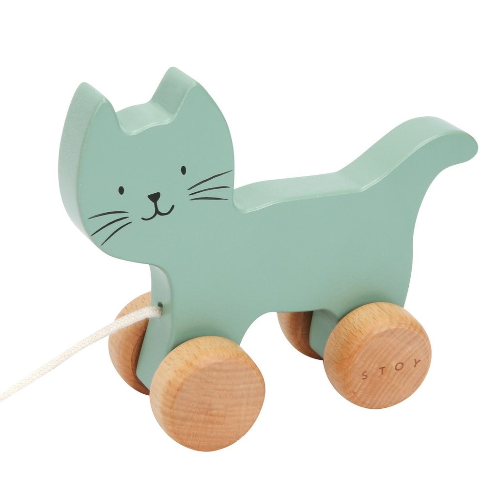 FSC 100% Cat Pull-along Toy