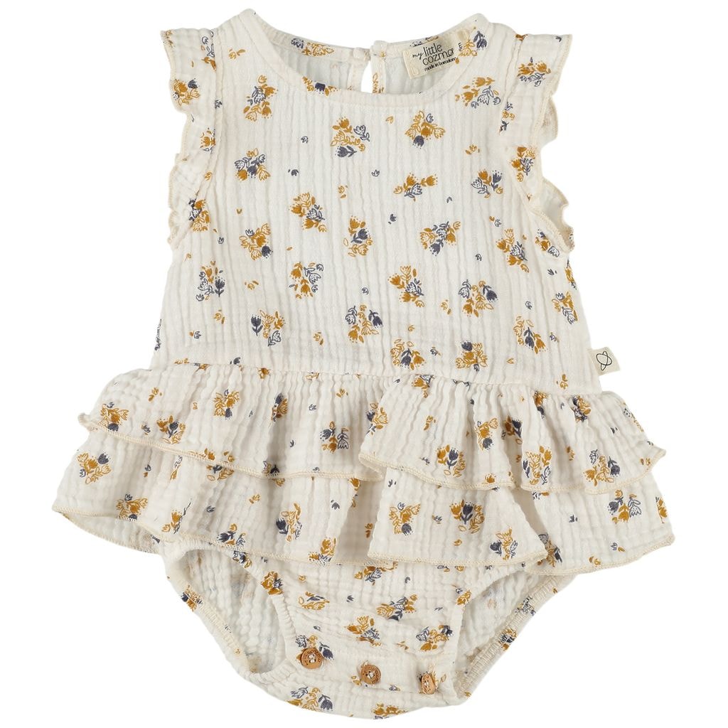 Amelia Romper Ivory