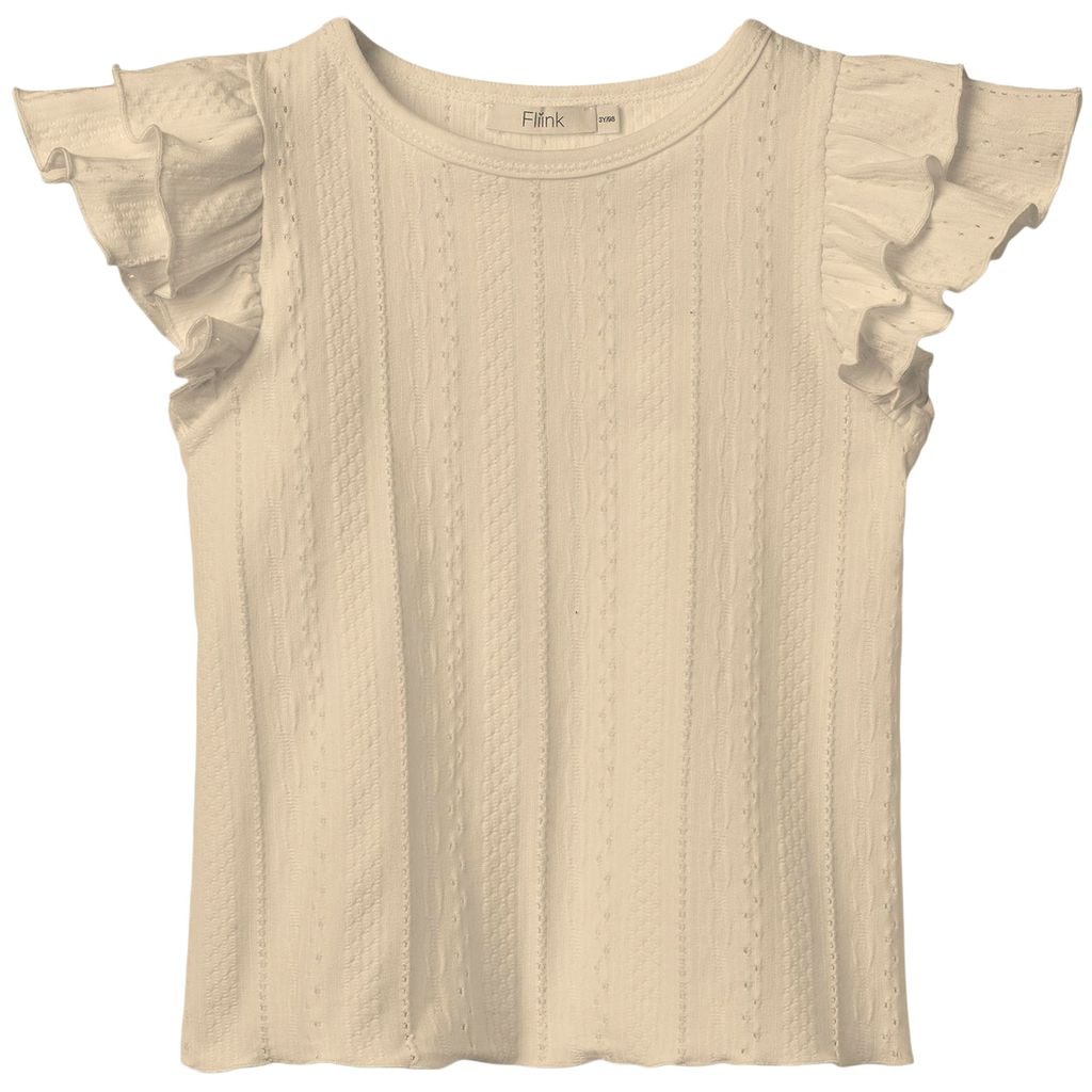 Gabby Short-Sleeved Blouse Sandshell