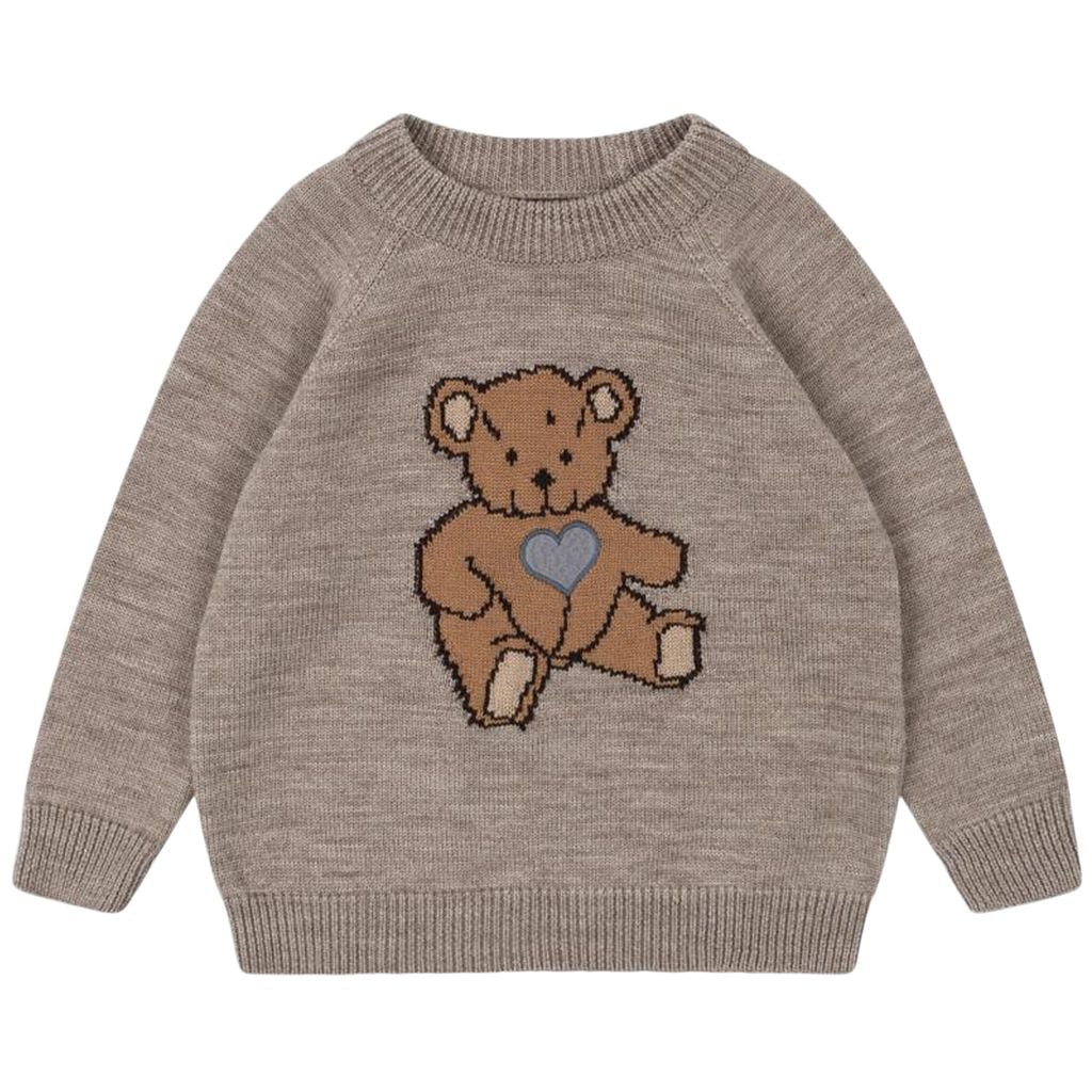 Billi Knit Blouse Teddy Bear