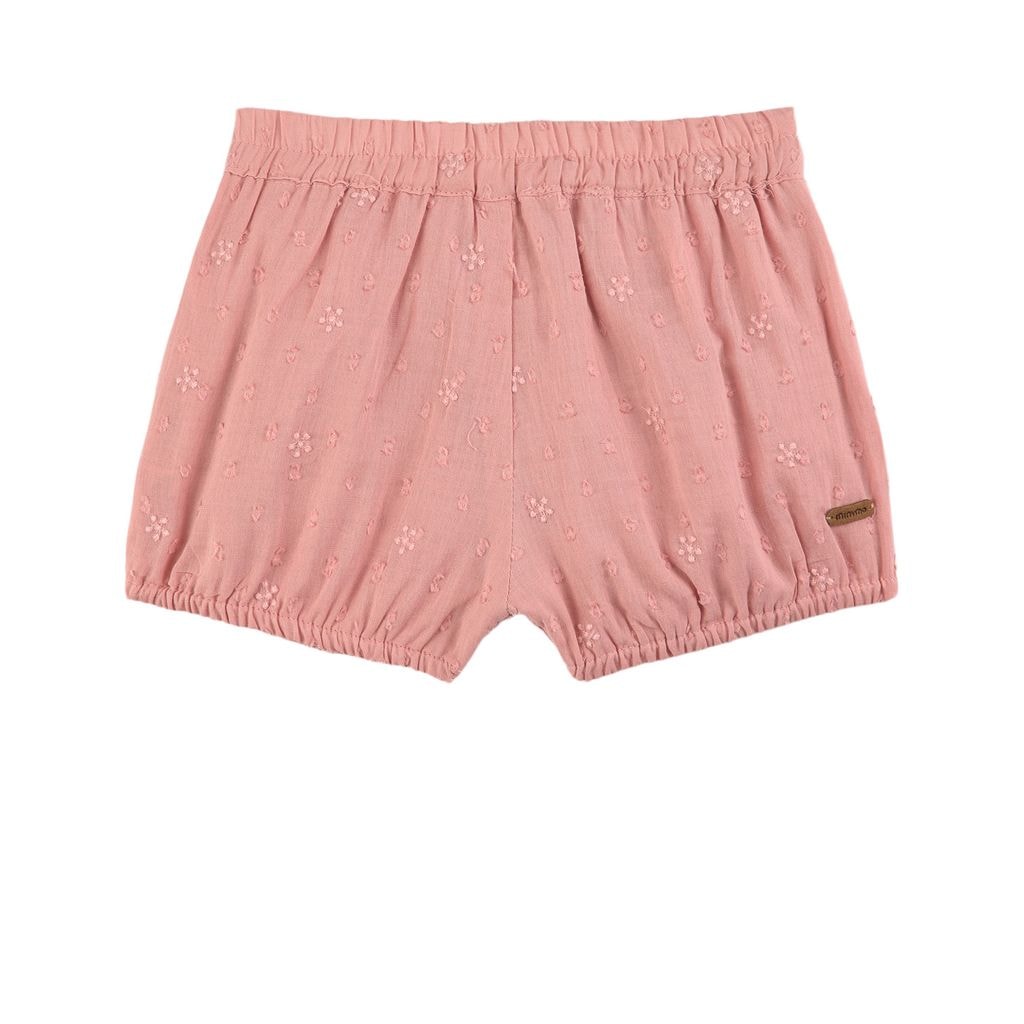 Broderade Shorts Rosa
