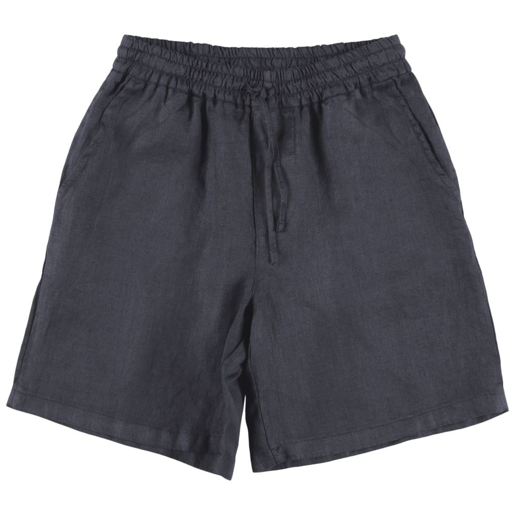 Eliam Shorts In Linen Navy