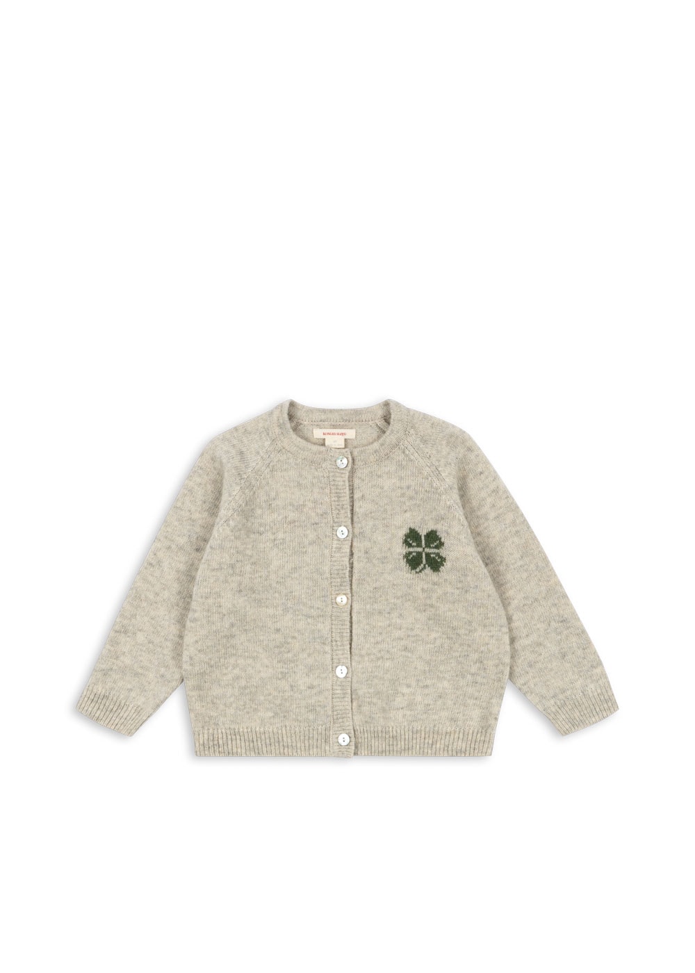 Billi Strikket Cardigan Off White Melange 