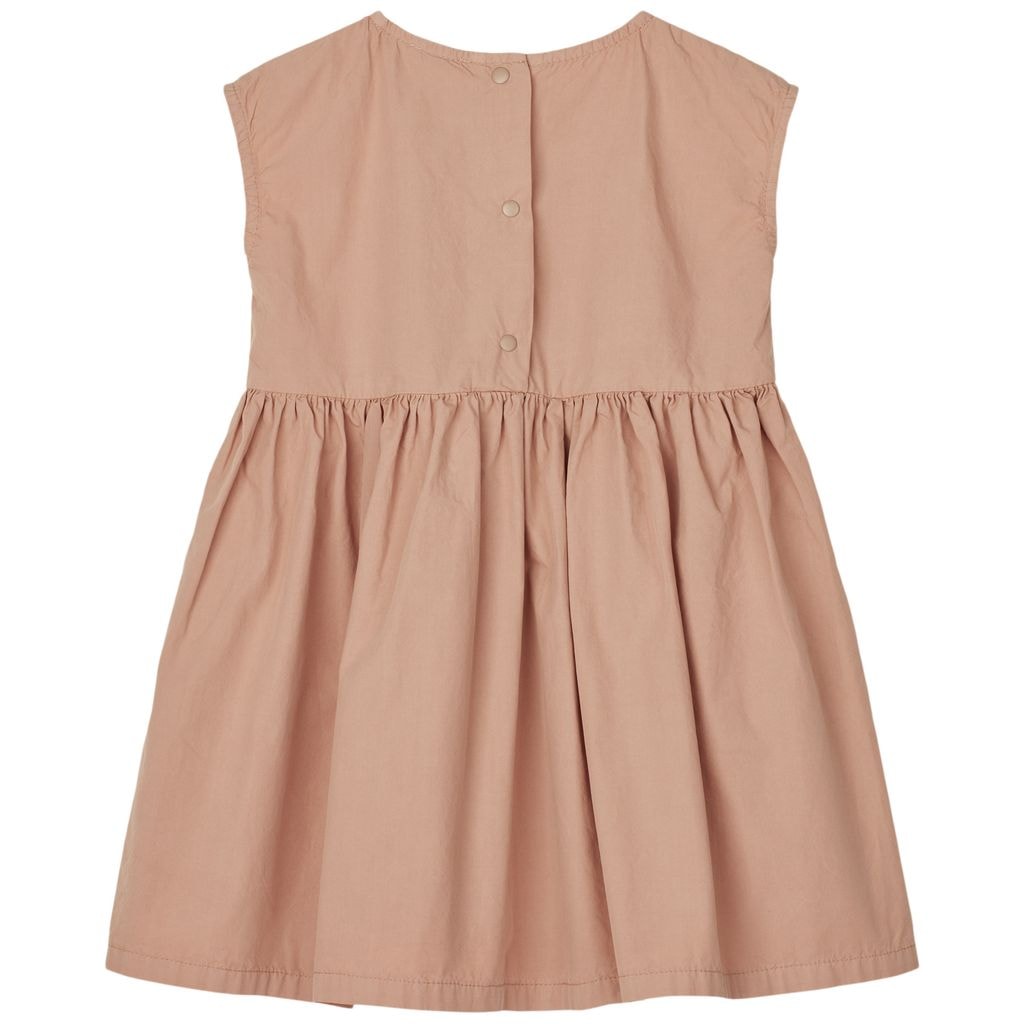 Nira Crispy Poplin Klänning Pale Tuscany