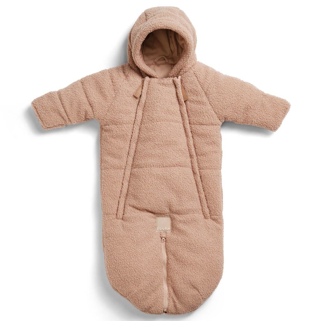 2-i-1 Baby Kjeledress Pink Bouclé