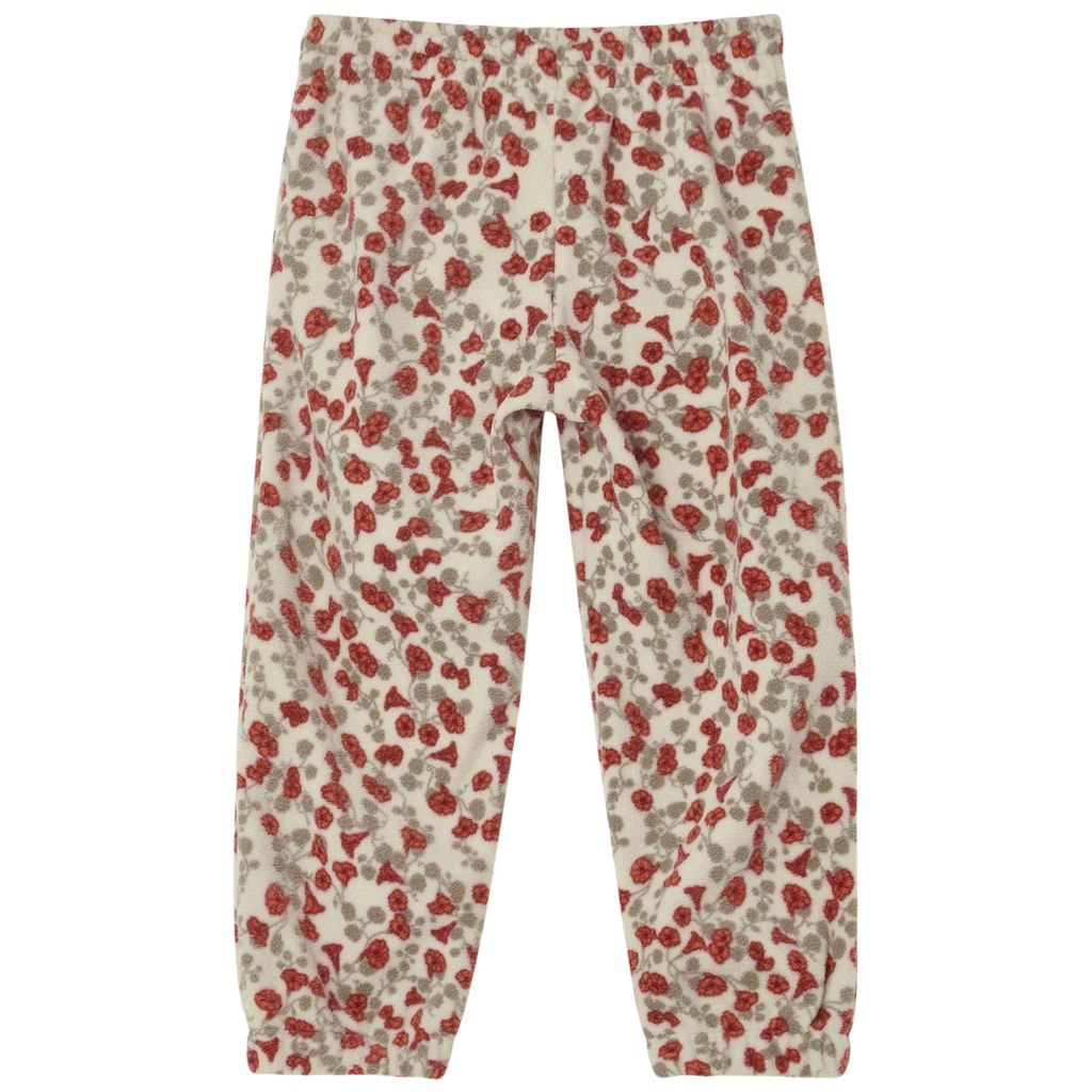 Floral Baby Fleece Pants Royal Cress