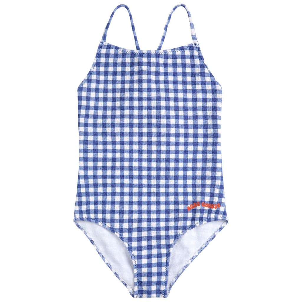 Vichy Swimsuit Blue