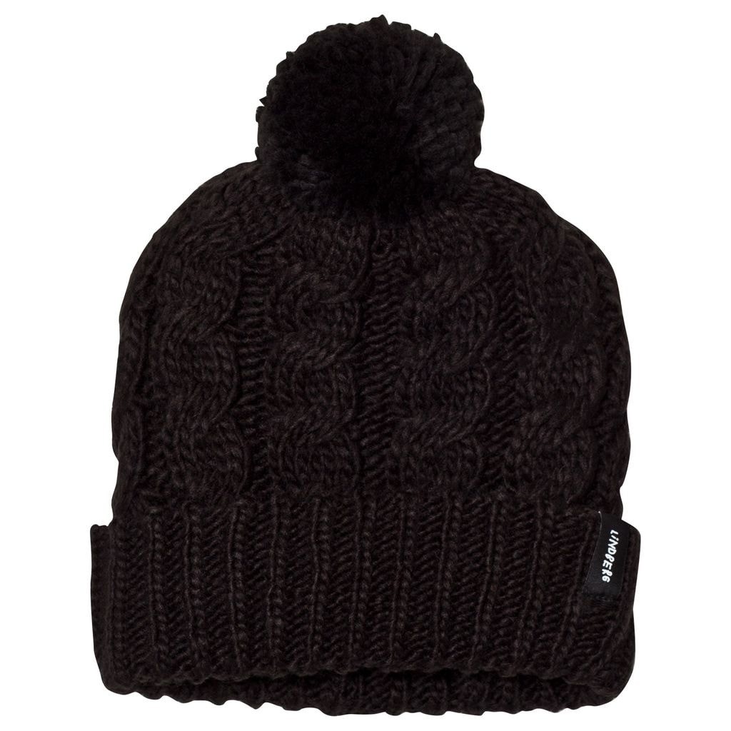Limmared Cable Knit Hat Black
