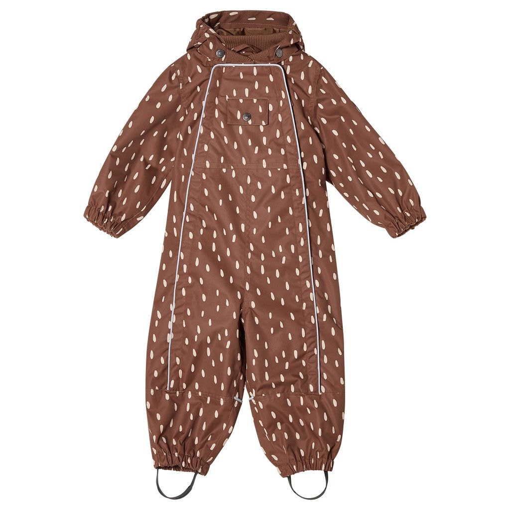 Milano Skalldress Med Prikket Brun