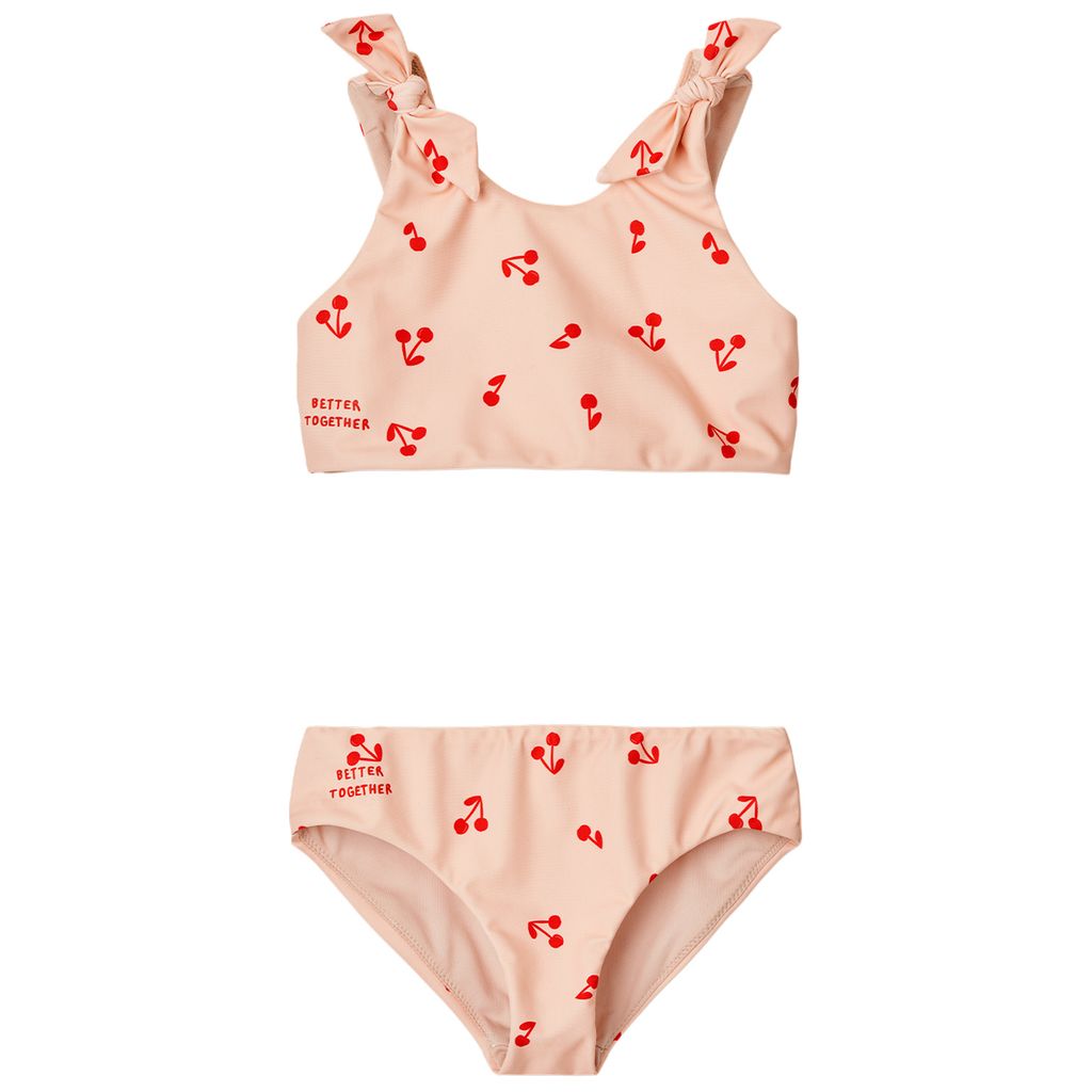 Bow Bikini Sett Cherries Apple Blossom str. 110