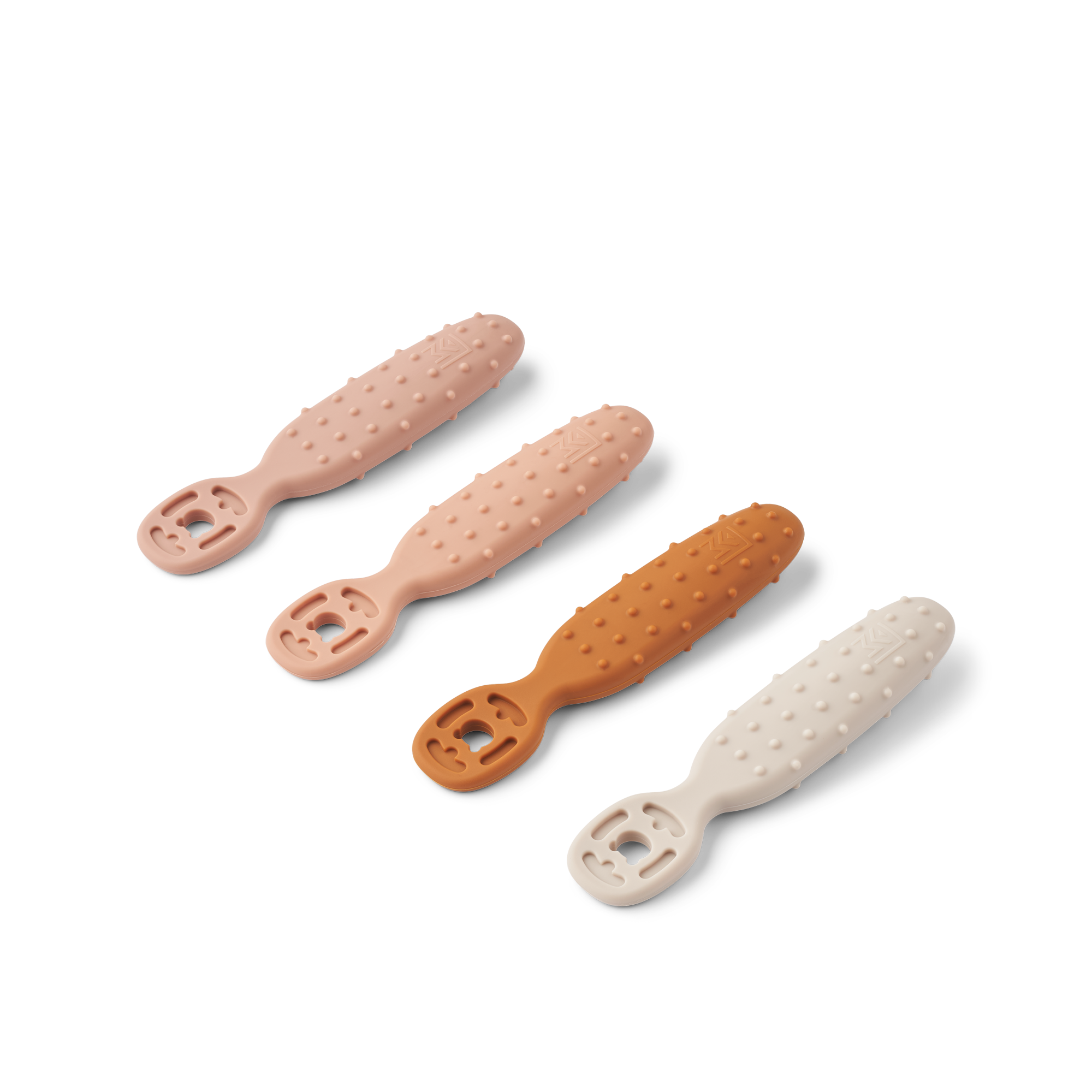 Caelia 4-pack Lärskedar Pale Tuscany Multi Mix
