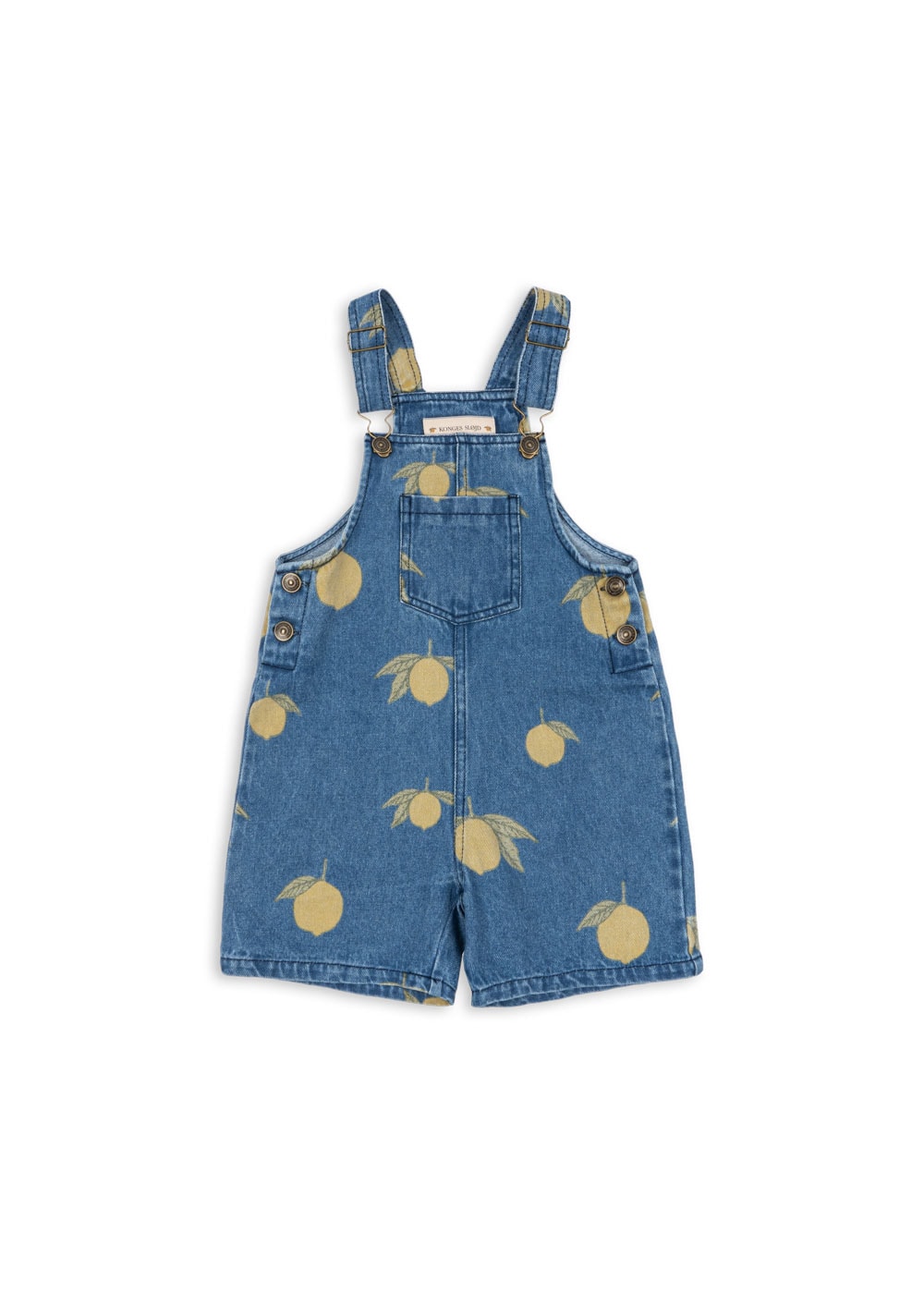 GOTS Magot Denimhängselbyxor Lemon Denim 