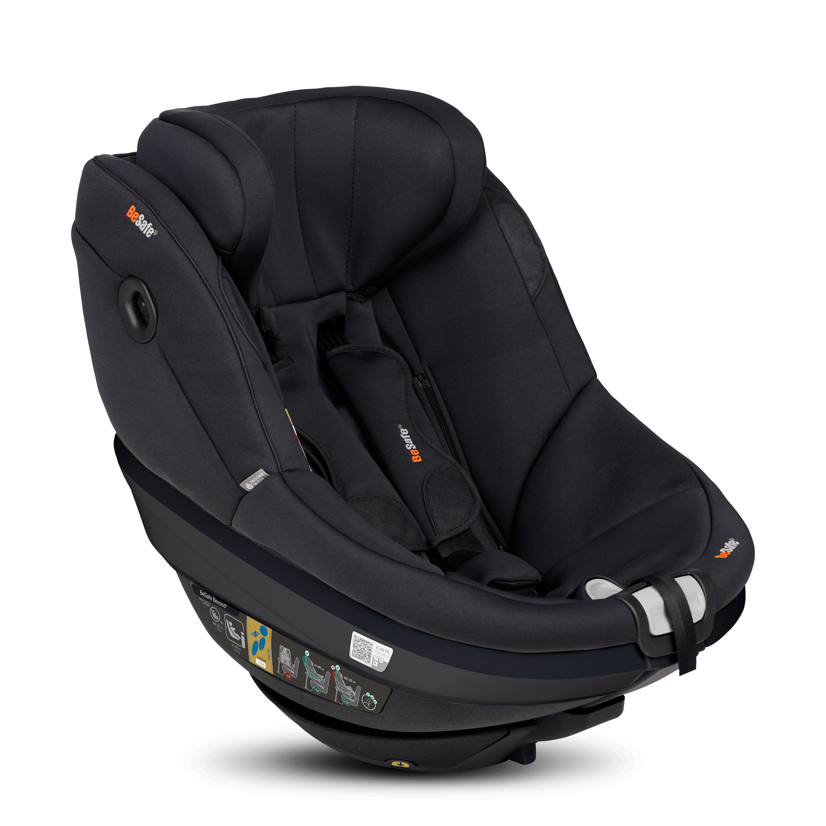Beyond² Bilbarnstol 6M-6Y / 61-125 Cm Black Soft Breeze