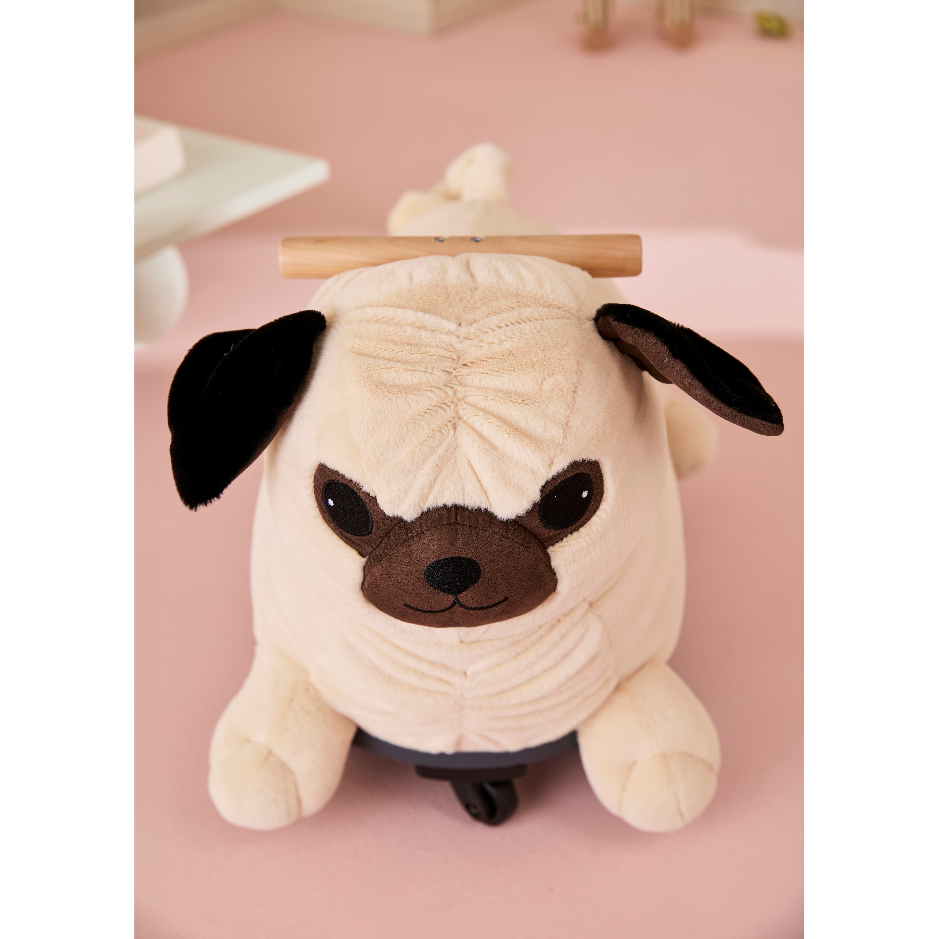 The Pug Dog Medkjører-pinne Beige