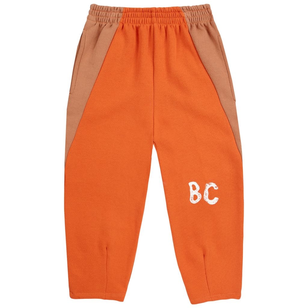 BC Shadow Color-blocked Baby Sweatpants Orange