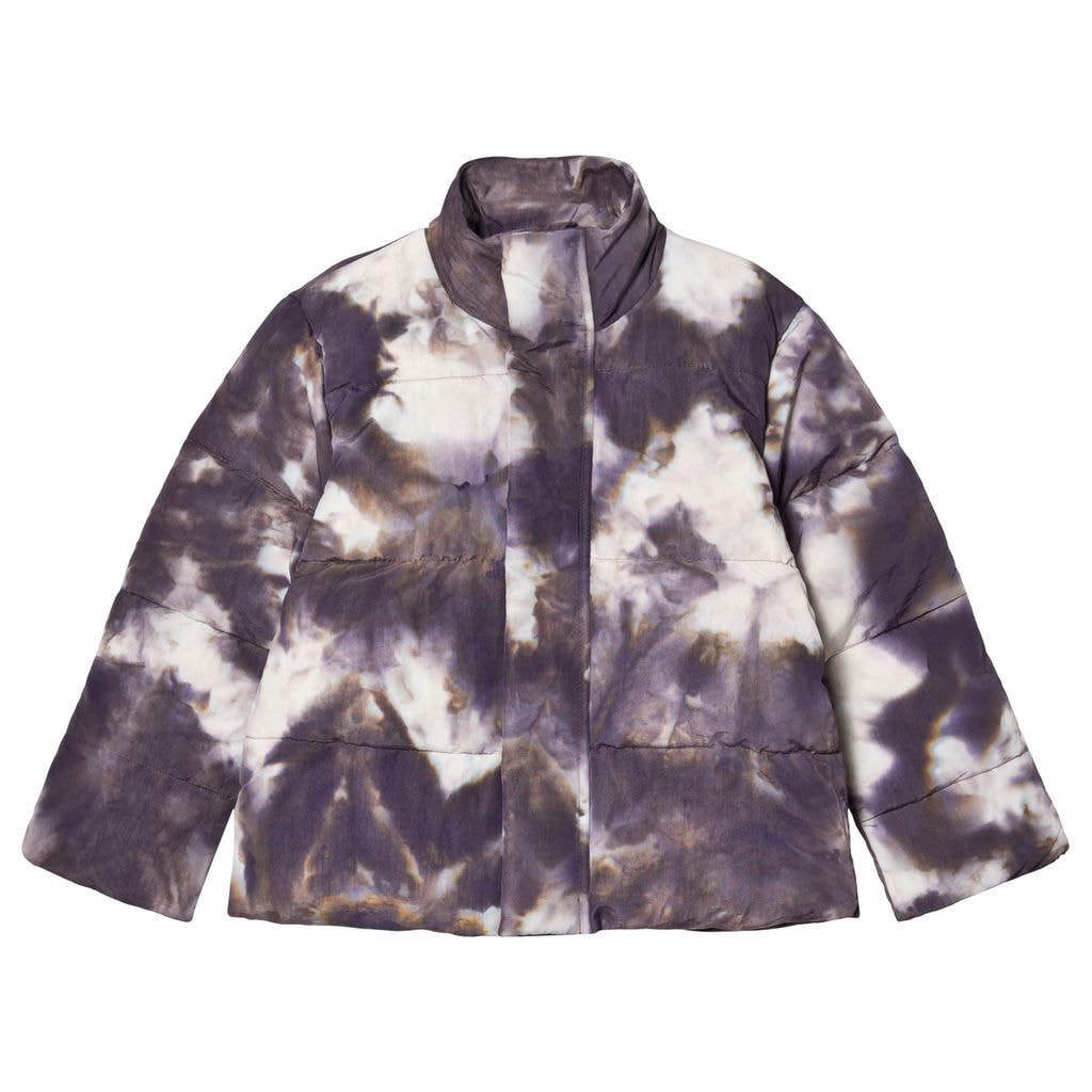 500 Puffer Jacket Tie Dye Purple