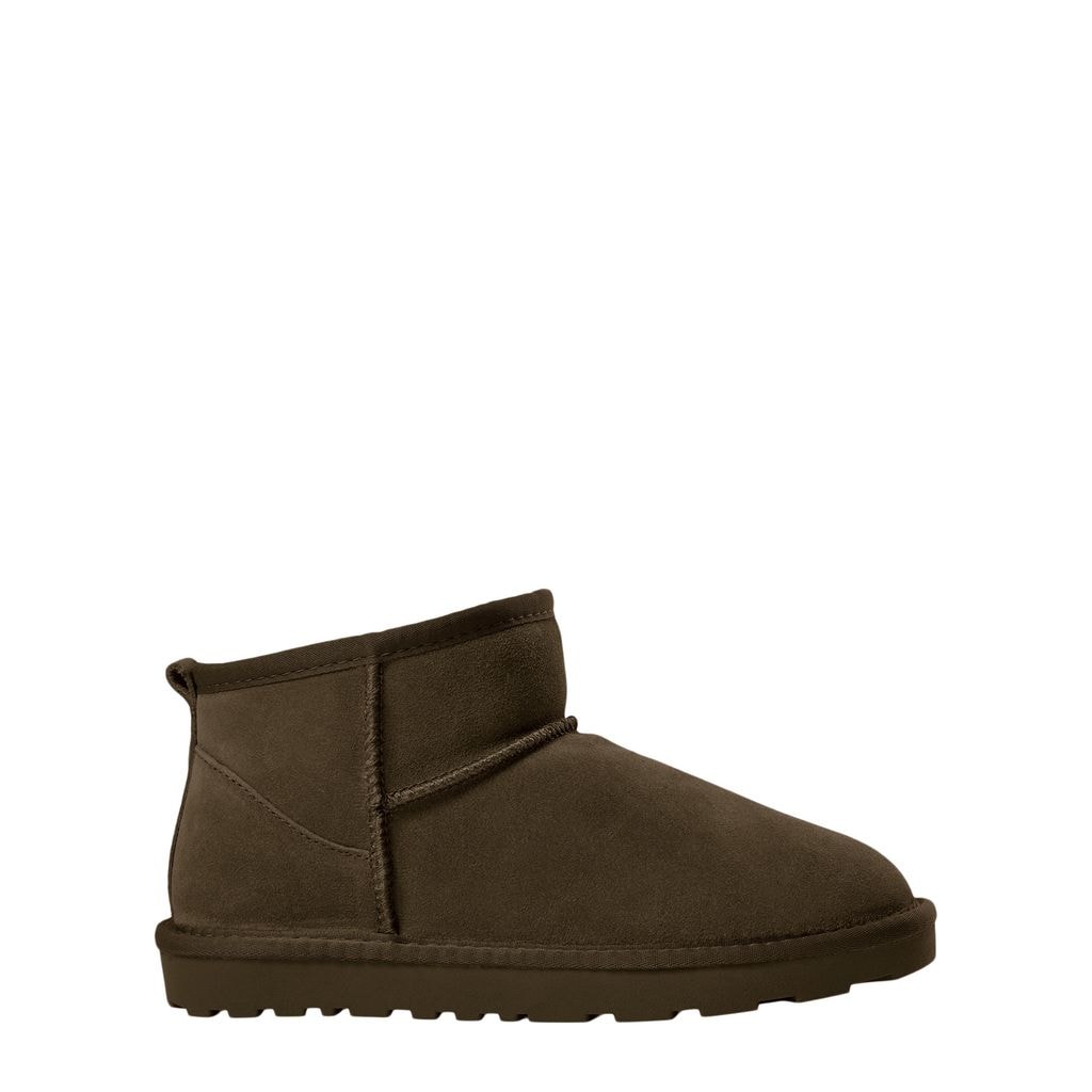 Low Boots Dark Green