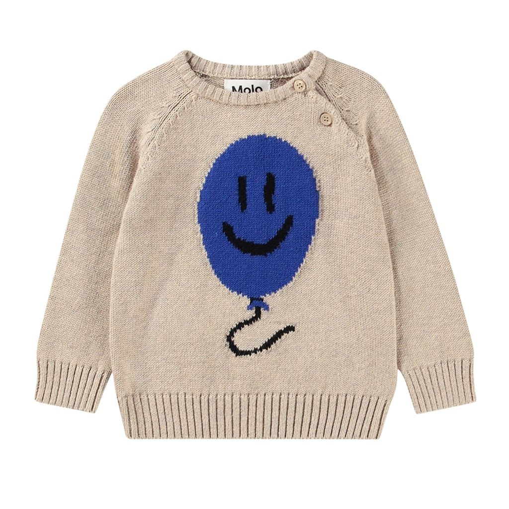 Bless Knit sweater Balloon Smile