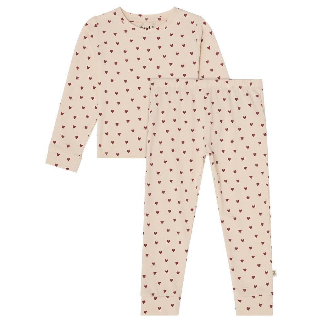 GOTS Konrad Pyjamasetti Merry Hearts