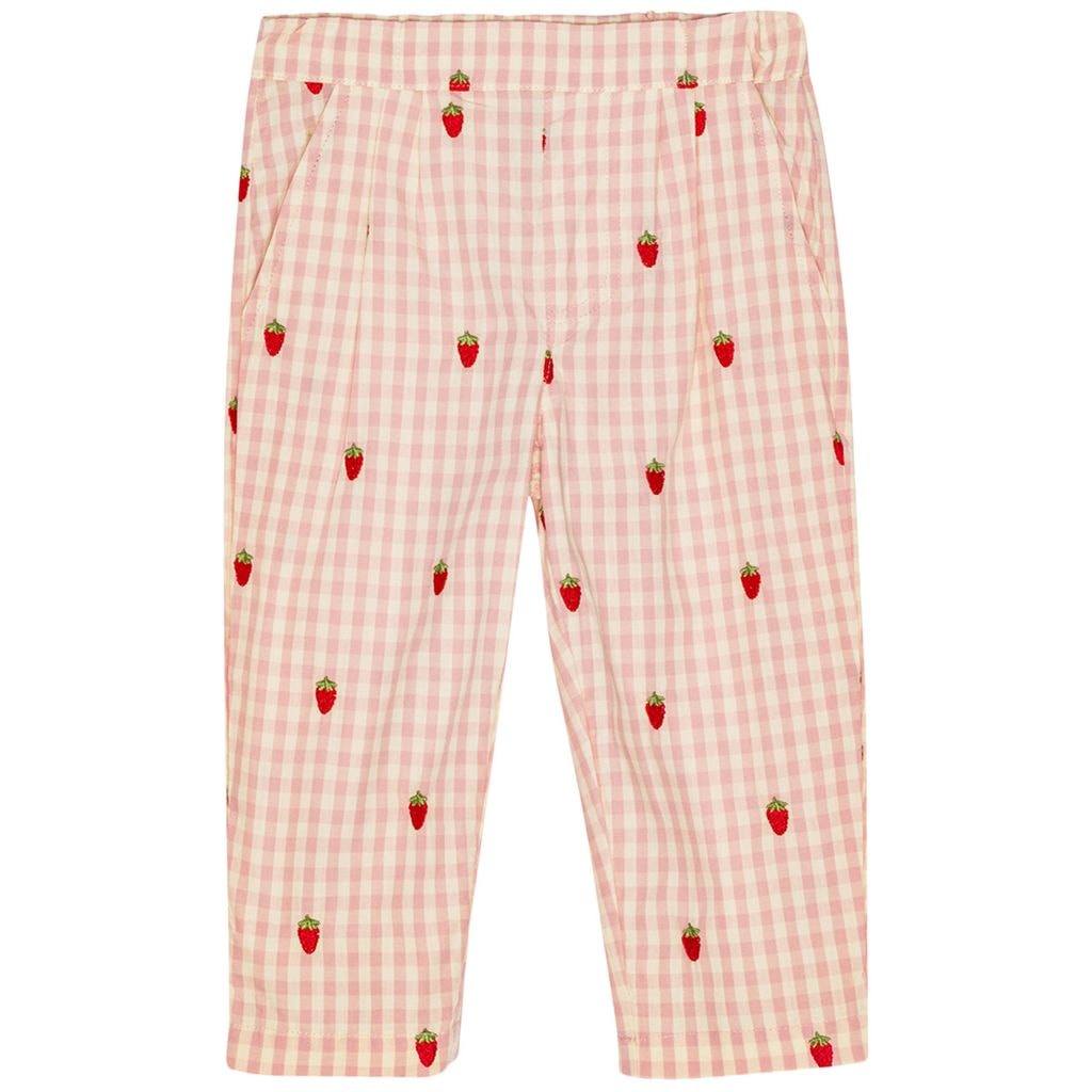Dolly Byxor Pink Berry Gingham
