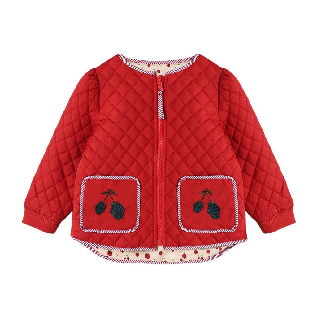 Kota Berry Jacket Pompeian Red Aop