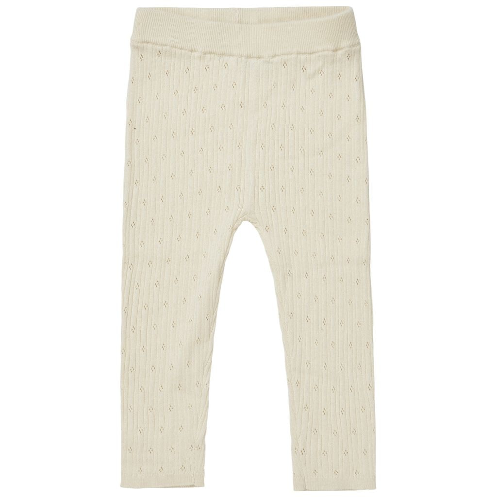 Pointelle Leggings Ecru